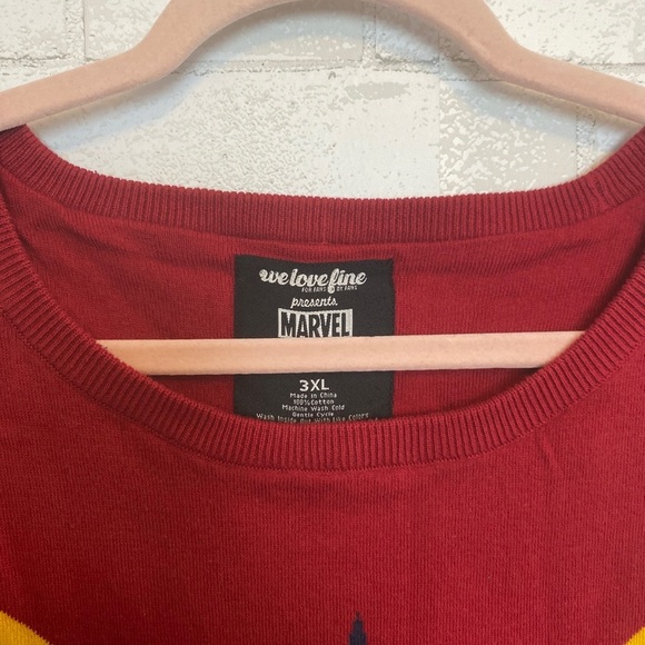 Ms Marvel We Love Fine Sweater Women's 3X - Picture 2 of 4